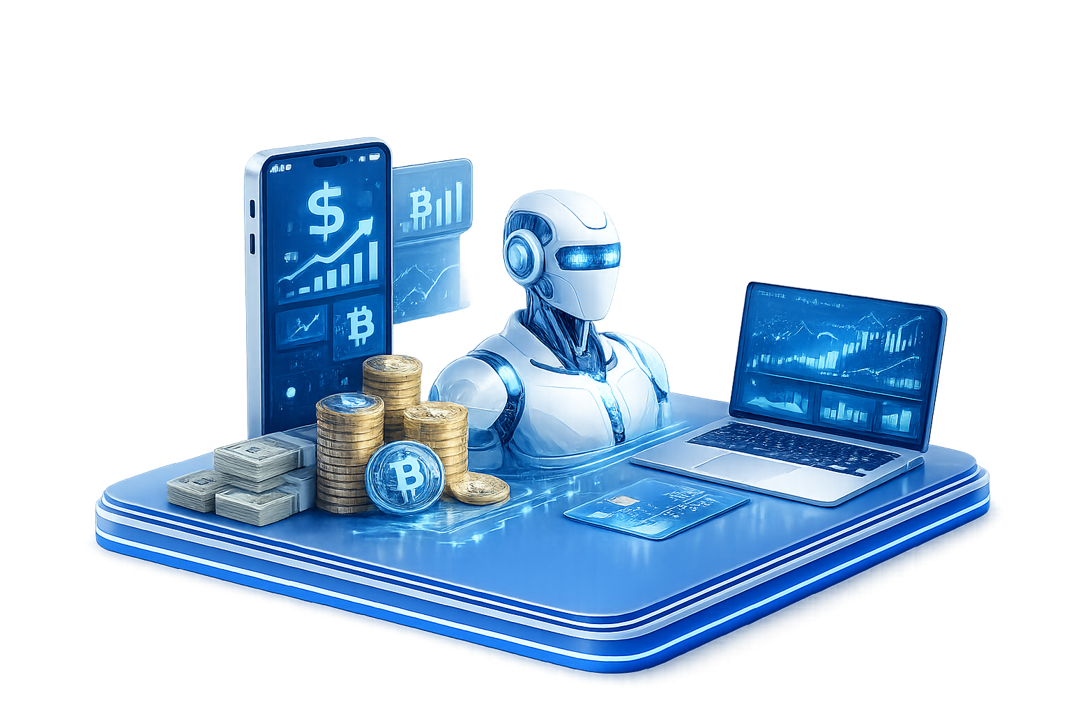 FinTech platform architecture illustration