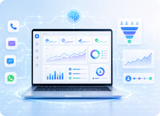 Campaign analytics and lead intelligence overview