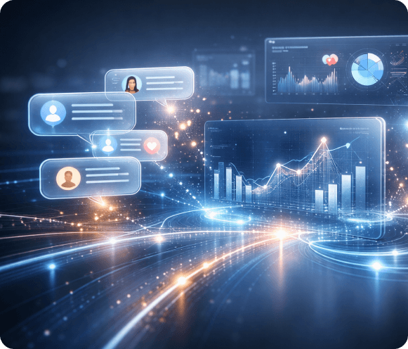 Analytics and conversational intelligence dashboard
