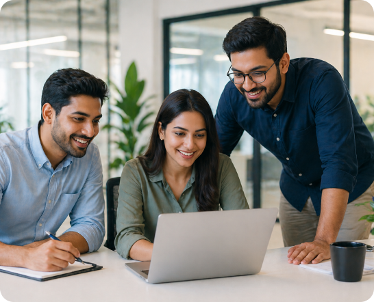 Growth-focused teams collaborating on campaigns